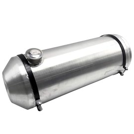 JSD 10x30 Aluminum 10 Gallon Fuel/Gas Tank W/Internal Baffle End Fill 3/8" NPT For Boats