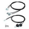 Hsthe Sea Gym Cable 2 m, Steel Cable with Eyelets,