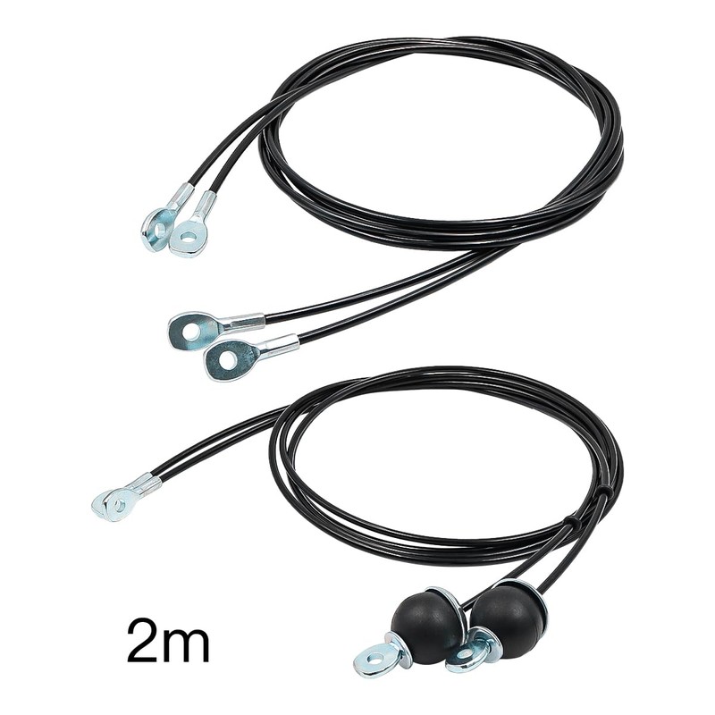 Hsthe Sea Gym Cable 2 m, Steel Cable with Eyelets,
