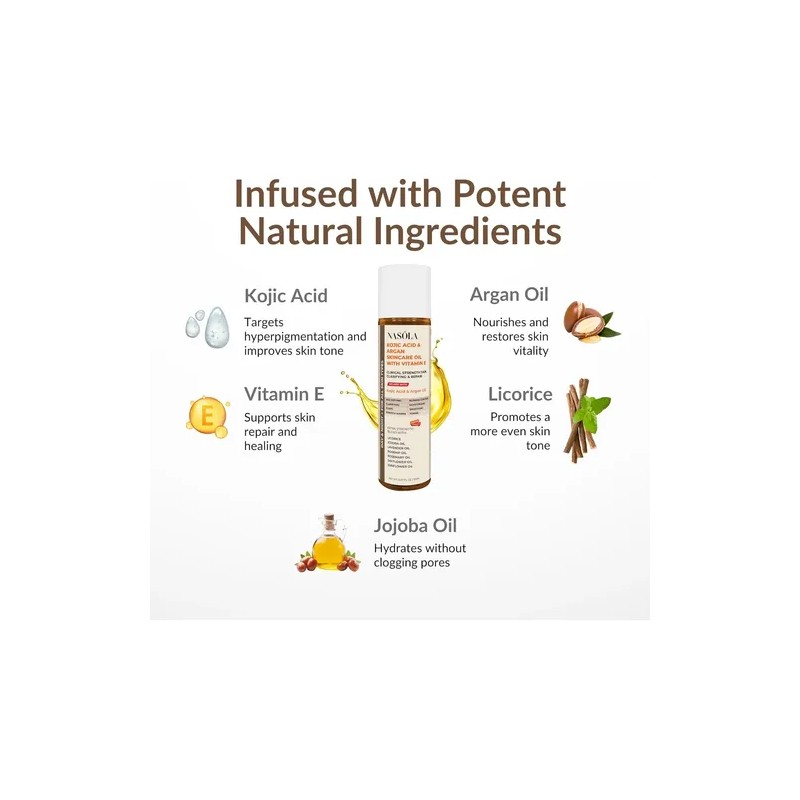 Ácido Kójico Argán Skincare Bio Pure Oil Con Vitamina E