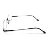 TOKYO GOODS MARKET Round Underrim Date Glasses, Bottom Frame, Fashion