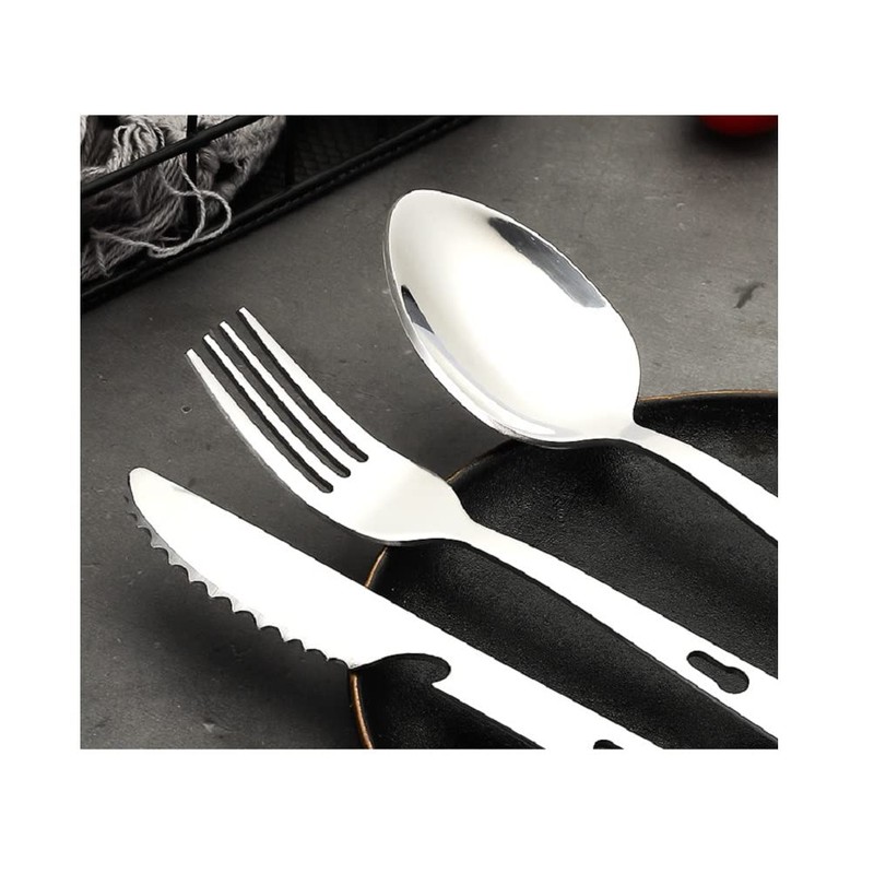 Cutlery Set KFS Travel Utensil Outdoor Portable Fork Spoon Festival