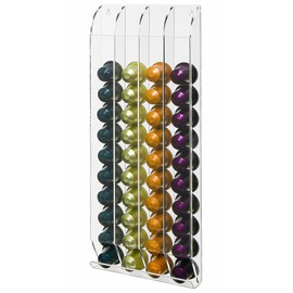 OnDisplay Wall Mounted Acrylic Nespresso Coffee Compatible Capsule/Pod Holder