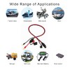 12V-24V Eylet O terminals to Alligator Clip Cable Power 16AWG