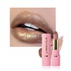 Glitter Metallic Shimmer Lipstick Long Lasting,High Shine Glitter Diamond Creamy