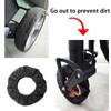 PLATEYTR 8pcs Wheel Covers, Stroller Wheel Protectors, Waterproof and Dirt