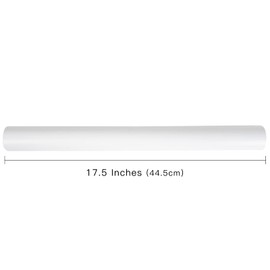 RUSPEPA White Wrapping Paper Solid Color - Mini Roll - for Wedding, Birthday, Shower, Congrats, and Holiday - 17.5 Inches X 32.8 Feet