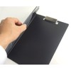 Kokuyo S & T clip holder A4 vertical dark gray