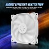 upHere 120mm White Silent Fan for Computer Cases Cooling, Ultra