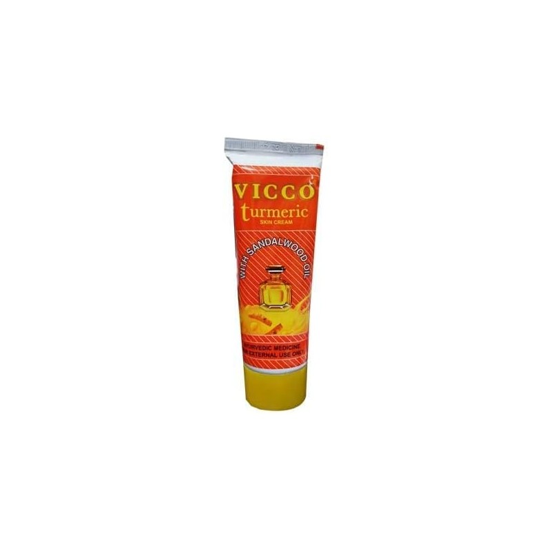 Vicco Turmeric Skin Cream with Sandalwood Oil -70g X 2