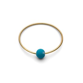 JUKEREI Ring Gold Women's – Birth Ring / Birthday Ring / Birthstone Ring All Months January / December Silver Gold-Plated, Gold-Plated Silver, December