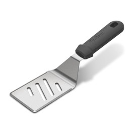 Enders® Short Handle Stainless Steel Spatula Ergonomic Handle for Easy and Gentle Turning of Grilled Food BBQ Accessories #8784 Black/Stainless Steel Colour