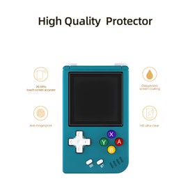 WUNIAK Screen Protector for ANBERNIC RG Nano Retro Handheld Game Console, Nano explosion-proof soft film,Full Coverage&Bubble-Free Installation,3 Pack