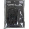 Y.S.PARK Shark Clips, Pack of 8, Black Metal