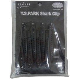Y.S.PARK Shark Clips, Pack of 8, Black Metal
