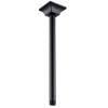 SEABEFORE 12" Ceiling Mounted shower arm Matte Black shower head