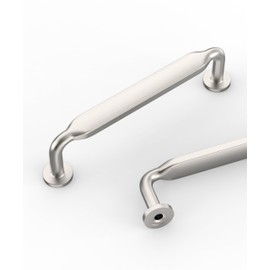 Coinkoly 10 Pack Brushed Satin Nickel Cabinet Handles 96MM Hole Centers Cabinet Handles Drawer Handles Kitchen Cupboard Handles UK0003