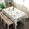 2pcs 137*180cm Plastic Tablecloths Waterproof PVC Table Cloth Wipeable Table