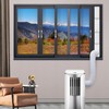 4pcs Portable Air Conditioner Window Kit 16.9 to 55in Adjustable