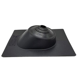 EAGLE 1 - Shingle Roof Pipe Flashing, Metal & Plastic Base, Copper Base, Shingle Roof Flashing (Multiple Colors and Sizes) Free Roofing Nails and Gloves Included (4N1, Hardbase Plastic)