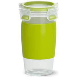 Tefal N1071510 Clip & Go/Masterseal To Go Smoothie Cup Green BPA Free Keeps Food Fresh 100% Delicious Safe Micro & Machine Safe