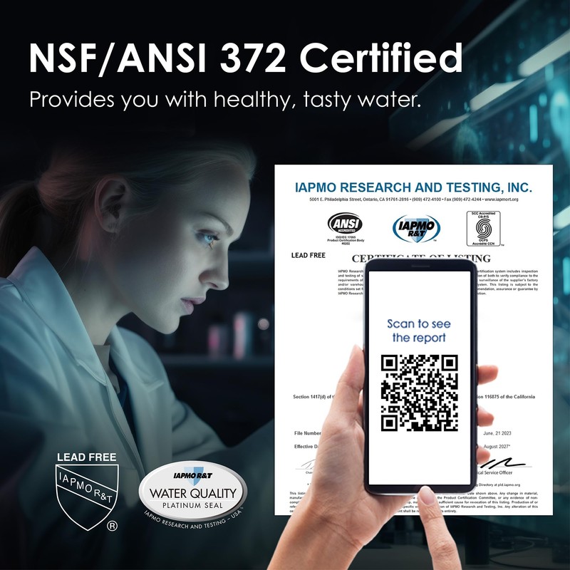 Waterdrop WD-A1-RO Filter, Replacement for WD-A1 Reverse Osmosis Hot Cold