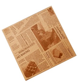 50 Sheets Deli Paper Sheets, Sandwich Wrap Paper, Deli Basket Liner Papers, Suitable for Wrapping Chicken Rolls, Burgers, French Fries, Roasted Chicken (25 cm)