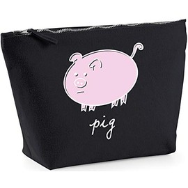 Hippowarehouse Little Pig printed make up cosmetic wash bag 18x19x9cm