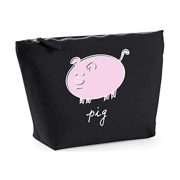 Hippowarehouse Little Pig printed make up cosmetic wash bag 18x19x9cm