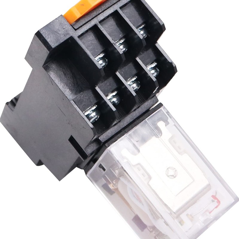 2 x Mini AC220V Relay Electromagnetic Switch 8-Pin Relay DPDT