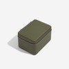 Stackers Olive Green Double Watch Zipped Watch Box