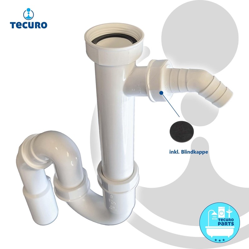 Siphon Odour Trap Pop-Up Drain Set with Rear / Bottom