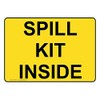 ComplianceSigns.com Spill Kit Inside Label Decal, 10x7 inch Vinyl for