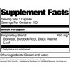 Terravita Burdock, Boneset, and Walnut Formula - 450 mg (100