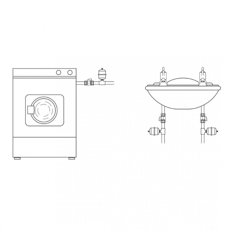 Altecnic Reflex Stop Noisy Pipes for Baths Taps Basins Toilets