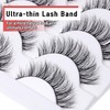 False Eyelashes Natural Strip Lashes Soft Cat Eye Lashes Easy