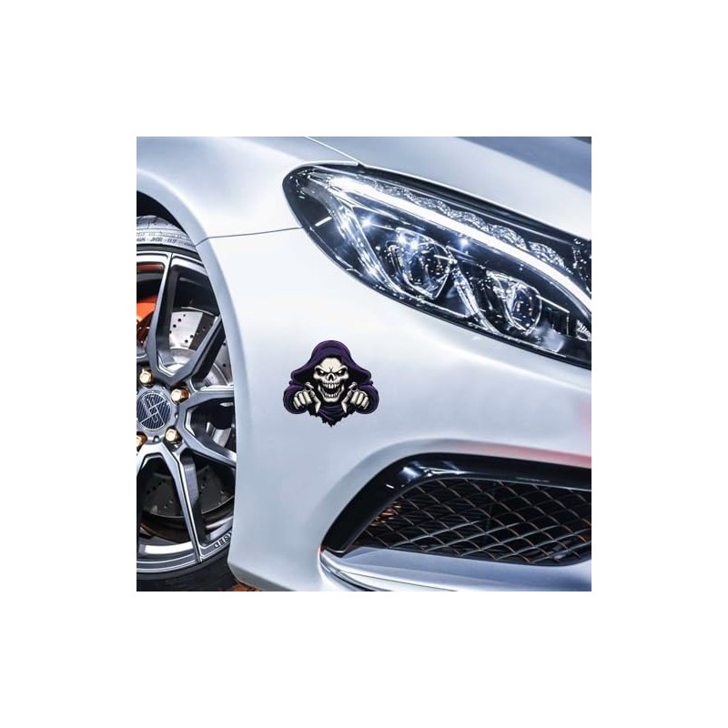 EROSPA® Car Sticker Car Motorcycle Skull