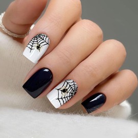 Semi Cured Gel Strips Nail Art Sticker Wrap Halloween