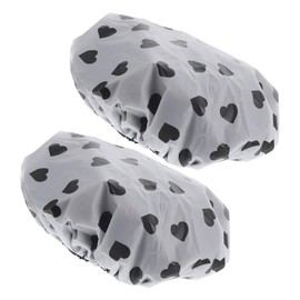 VICASKY 2pcs Shower Cap Hair Drying Cap Hair Bonnet for Sleeping Bathing Cap for Long Hair Sleep Hair Bonnet Processing Caps for Hair Elastic Band Bath Hair Hat Shower Bonnet Black