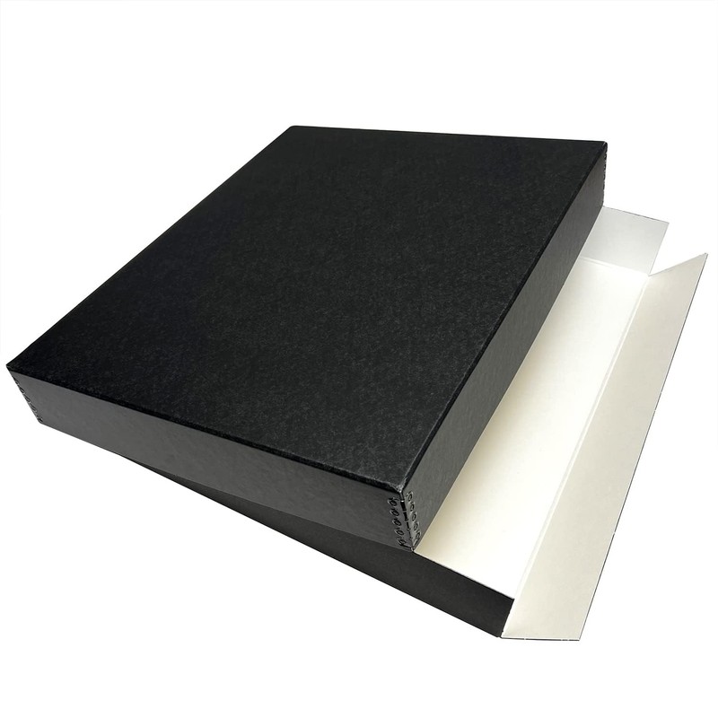Lineco Museum Archival Storage Box, 16.75x20.75x3 in. Drop Front Design.