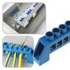 ECSiNG 2pcs 8 Hole Bridge Terminal Blocks Copper Terminal Block