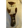 Cracker Barrel Country Store Stoneware Owl Spoon Rest Cracker Barrel