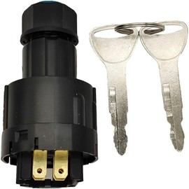 XYZIL Ignition Starter Switch with 2 Key 57590-23340-71 57590-23342-71 57590-23343-71 Compatible with Toyota Forklift 7 & 8 Series 7FGCU25 7FGCU15 7FGCU30 7FG25