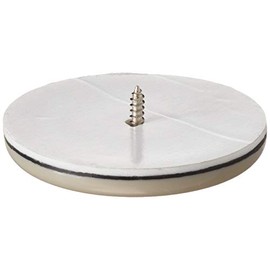 Shepherd Hardware 9248 2-3/4-Inch Round, Adhesive Slide Glide Furniture Sliders, 4-Pack,Tan