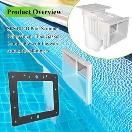 Ctuoptuo 2 Pcs SPX1084BPAK2 Pool Skimmer Replacement Fiber Gasket Compatible with Hayward SP1075, SP1076, SP1077, SP1082, SP1083, SP1084, SP1085, SP1086, SP1089 Series Automatic Skimmers