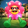 4FT Summer Inflatable Sunflower Outdoor Decoration Blow up Flower Yard