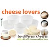 PetriStor 5 pcs Soft Cheese Mold for Cheese Making 0.8QT