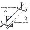 Overhead Garage Storage Hooks Rack Ceiling Mounted, Heavy Duty Utility