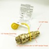 GRILLJOB 1/2" Gas Quick Connect Kit, Disconnect Connector with Female