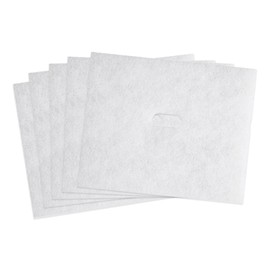 Filter Com Compatible with DAIKEN / Merco Air Tech / Mitsubishi Electric / Shinei Home Create (Shinkyowa) Air Supply Vent Compatible Filter Cleaning, New Home, Diameter: 4.4 x 5.4 inches (113 x 136 mm), Hole Diameter: 0.4 x 0.7 inches (10 x 19 mm), Pack of 5